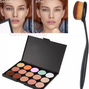New Contour Palette And Ovals Makeup Brush
